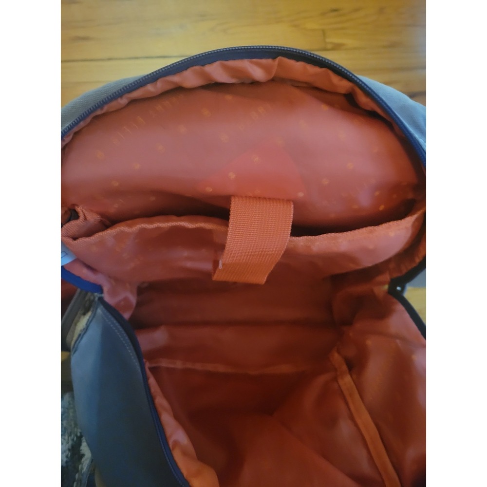 Vintage Perry Ellis Two Tone Canvas Multi Pocket Laptop Backpack *READ* - Picture 13 of 16